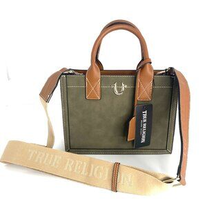 NWT True Religon Modern Edge Suede Mini Tote Crossbody